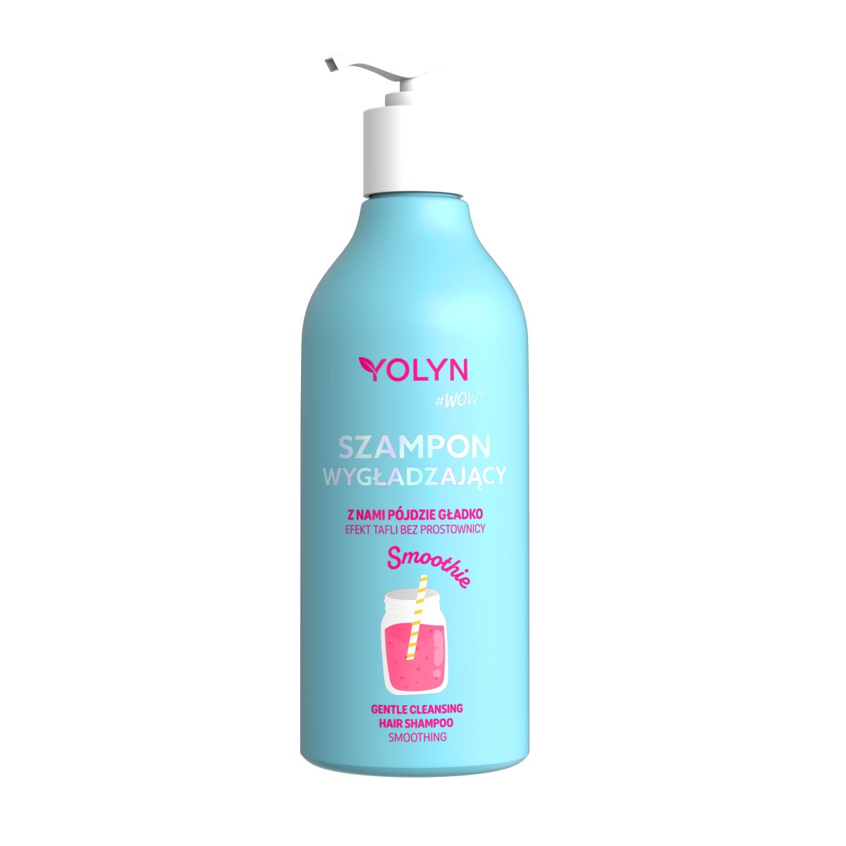 Yolyn Wow wygładzający szampon do włosów, 450 ml