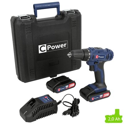 Wiertarko-wkrętarka CELMA C-POWER D18V2 zestaw akumulatorów