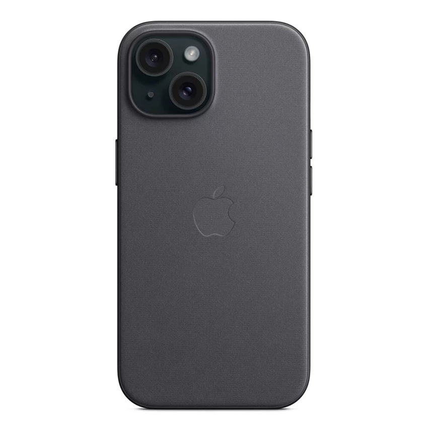 Apple iPhone 15 FineWoven Case with MagSafe - Black