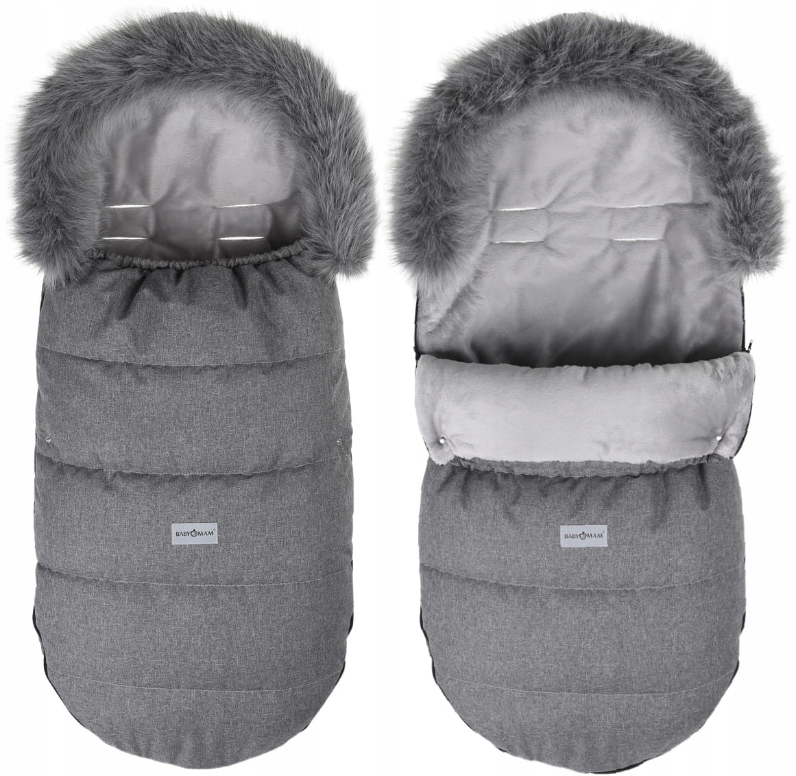 Babymam śpiworek do wózka sanek na zimę maxi 114cm
