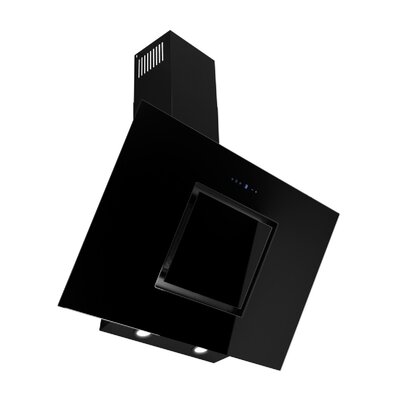 Okap AFRELLI AW-6 Tosca 80 Czarne szkło 635m3/h 64dB klasa B oświetlenie LED