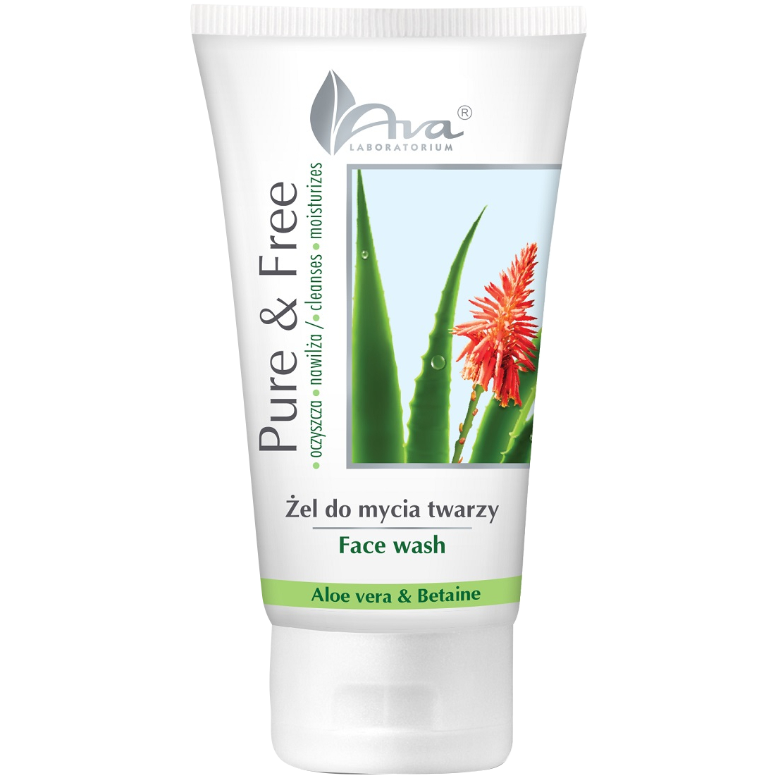 Ava Pure&Free żel do mycia twarzy, 150 ml