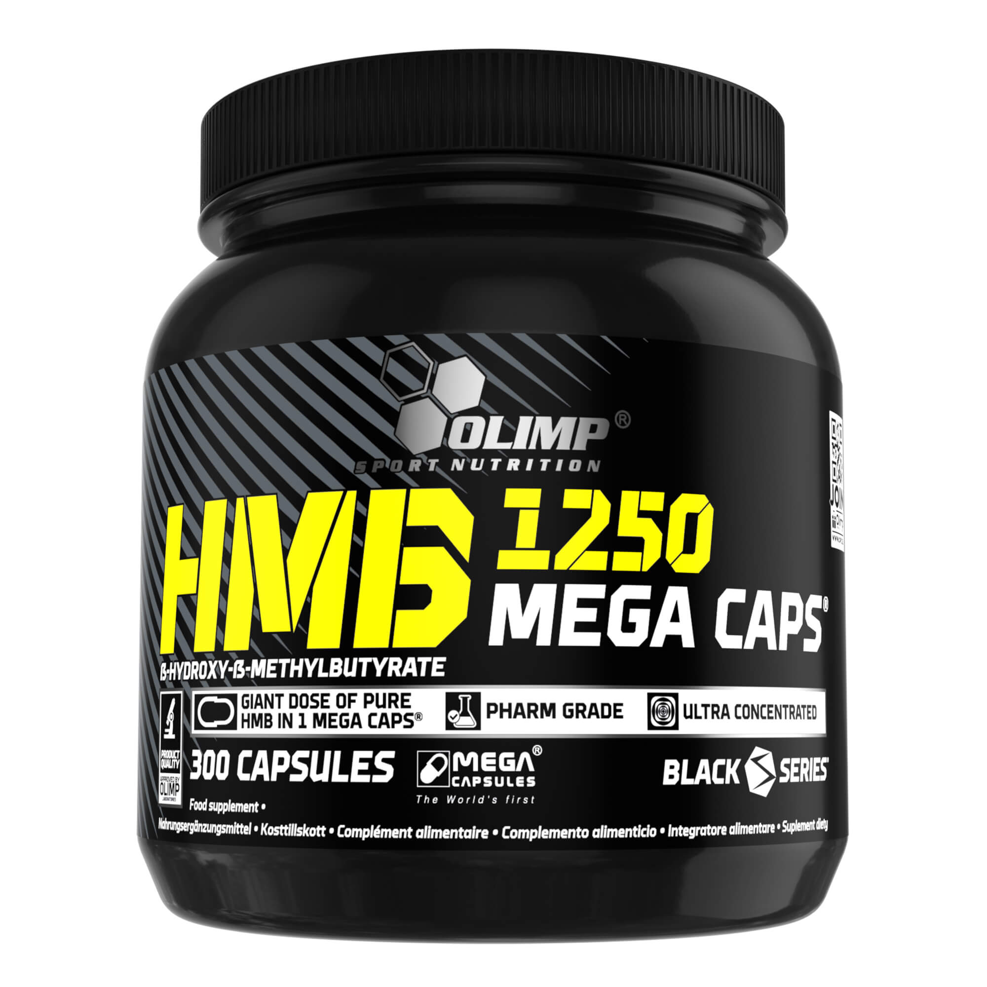 Olimp Sport Nutrition HMB 1250 Mega Caps suplement diety - HMB, 300 kaps./1 opak.