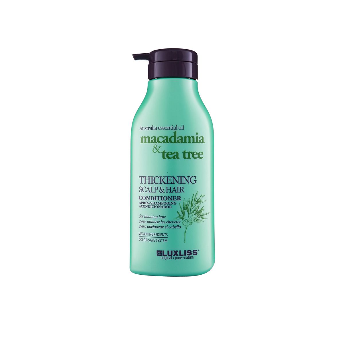Luxliss Macadamia&Tea Tree odżywka do włosów, 500 ml