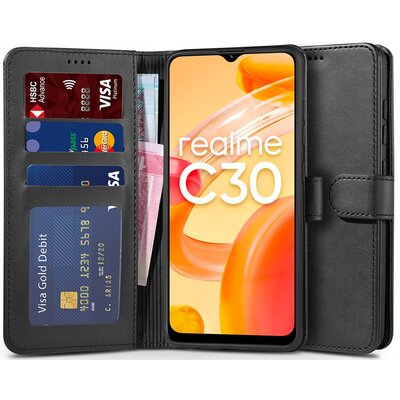 Etui TECH-PROTECT Air Wallet do Realme C30 Czarny