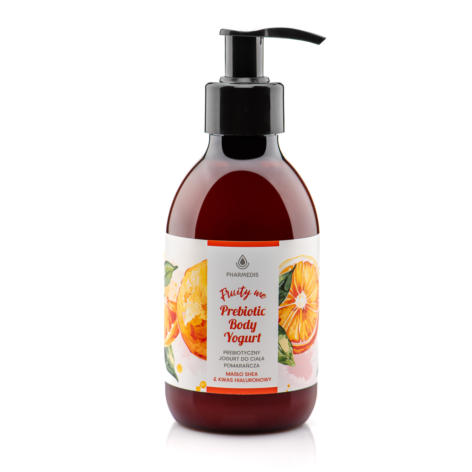 Pharmedis Fruity Me jogurt do ciała o zapachu pomarańczy, 240 ml