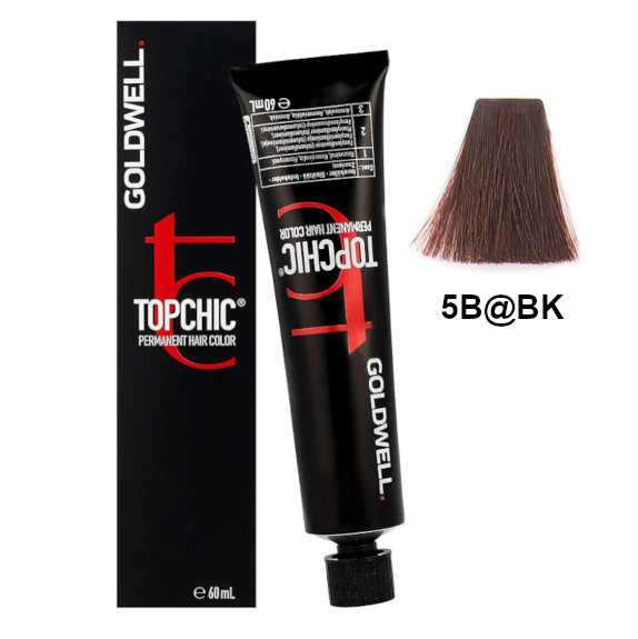 Goldwell Topchic trwała farba do włosów 5B@BK orzechowy brąz, miedziany brąz, 60 ml