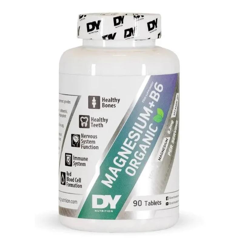 Dorian Yates Magnesium + B6 Organic suplement diety megnez + B6 Organic, 90 tabl./1 opak.