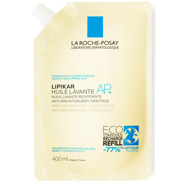 La Roche-Posay Lipikar Oil AP+ zapas olejku do mycia ciała, 400 ml