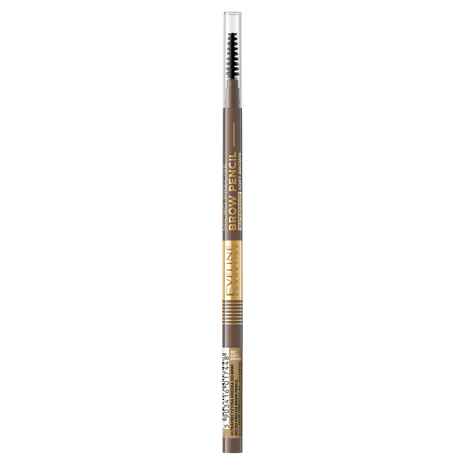 Eveline Cosmetics Micro Precise kredka do brwi 02 soft brown, 4 g