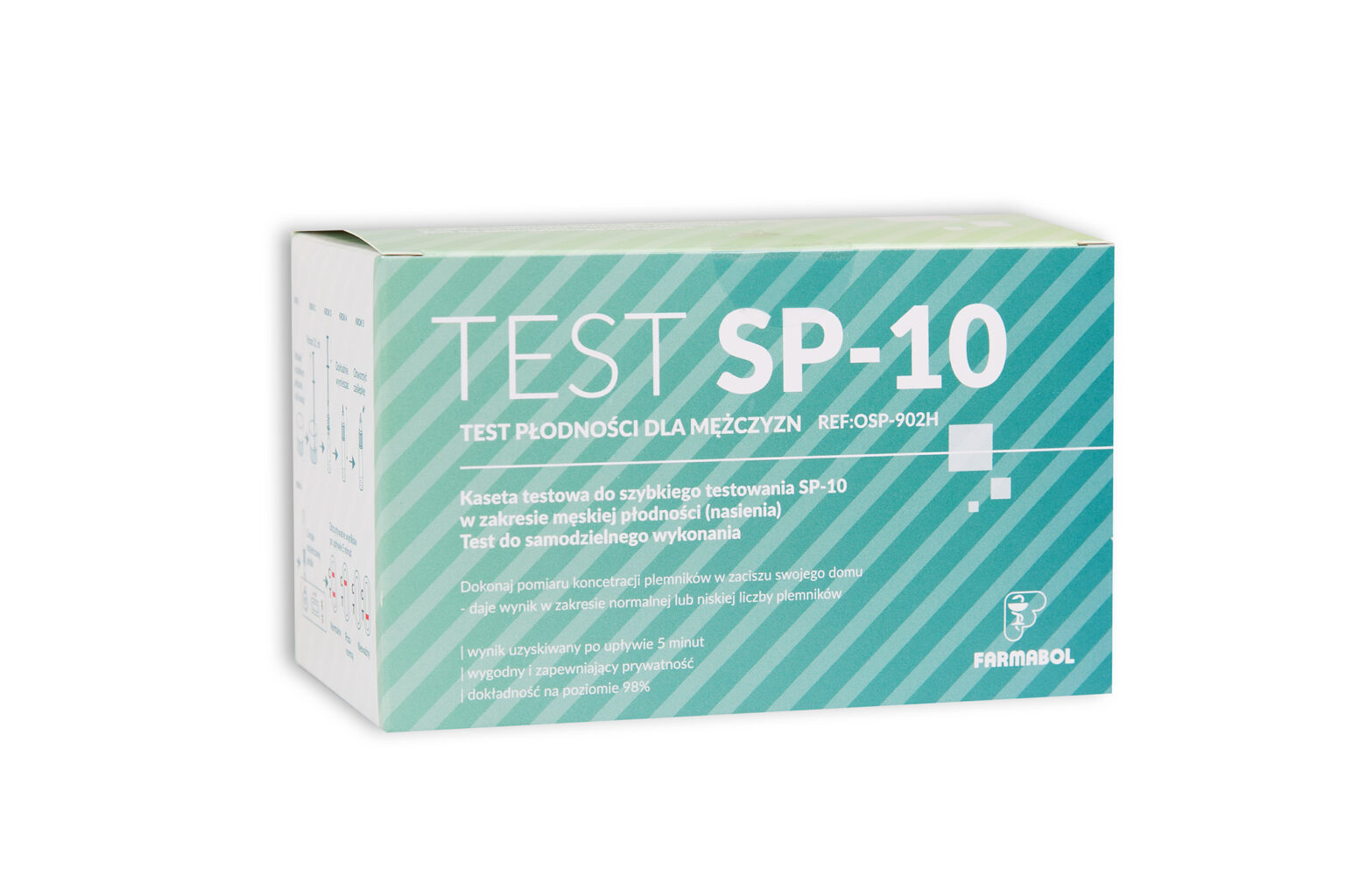 Farmabol Test SP-10 test płodności dla mężczyzn, 1 szt.