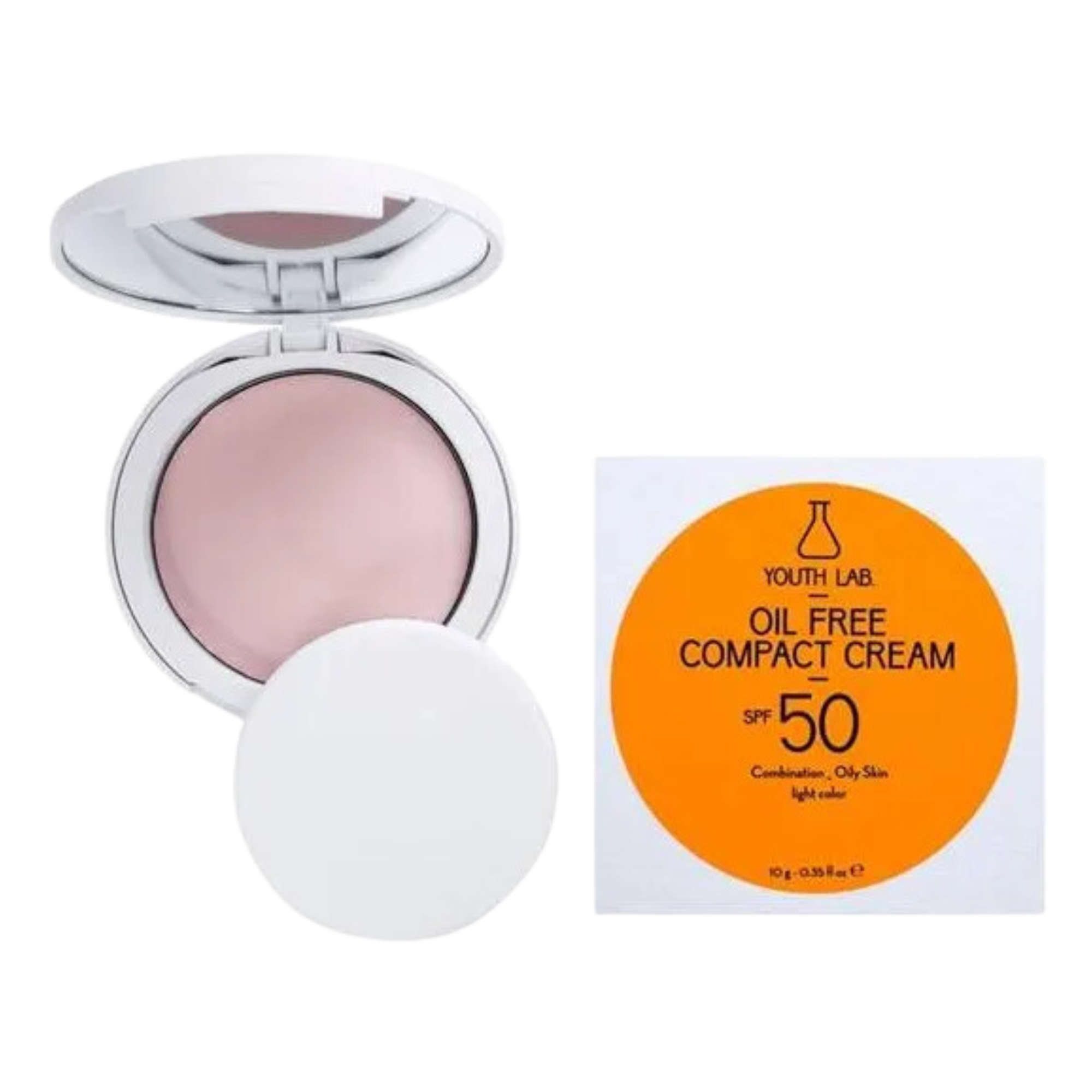 Youth Lab. Oil Free Compact Cream podkład w kompakcie SPF50 Light, 10 g