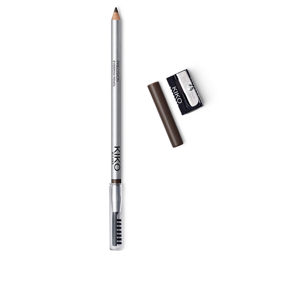 Kiko Milano Precision Eyebrow kredka do brwi z grzebykiem 02 Dark Chestnut, 0,55 g