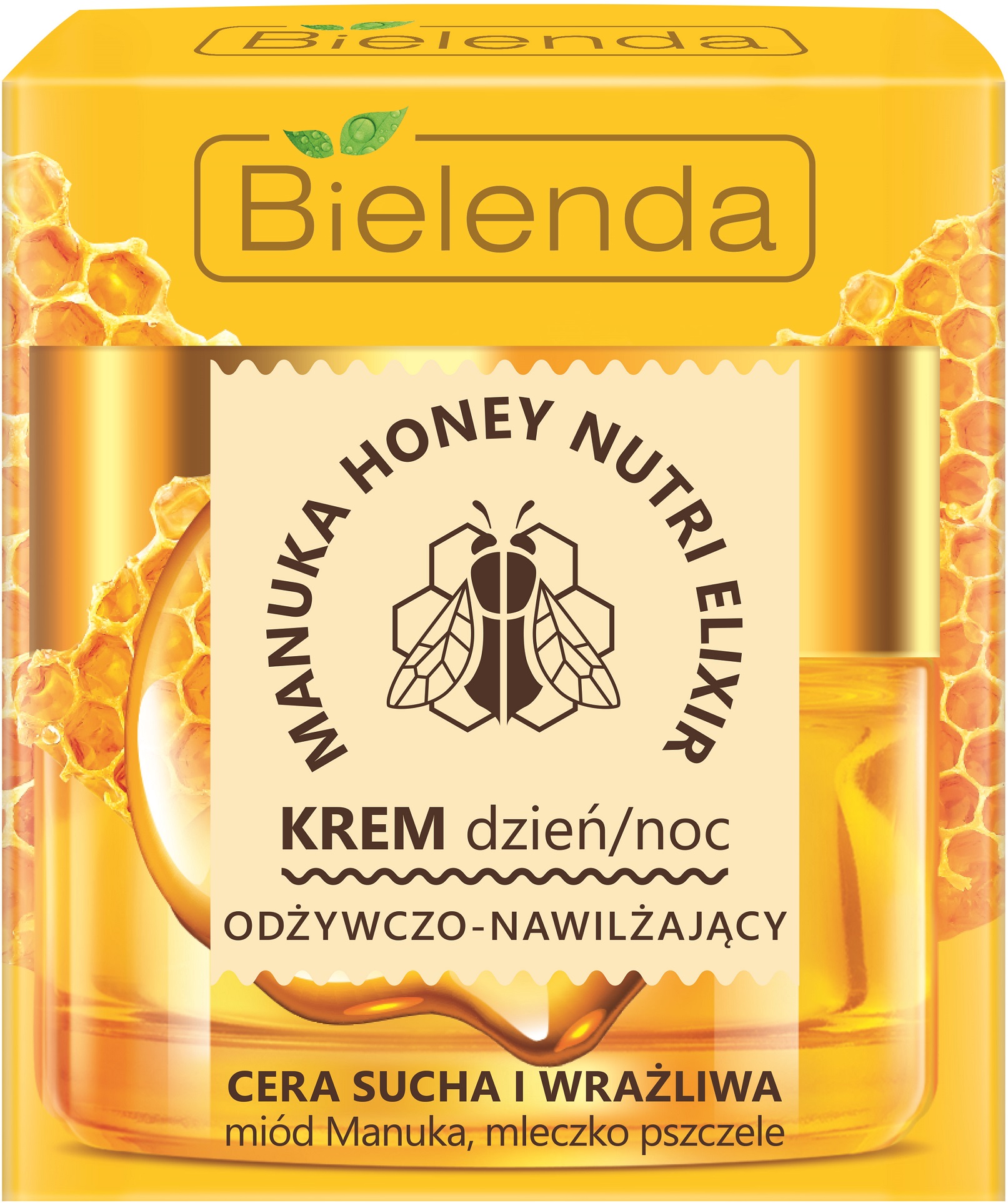 Bielenda Manuka Honey Nutri Elixir krem odżywczo-nawilżający na dzień i noc, 50 ml