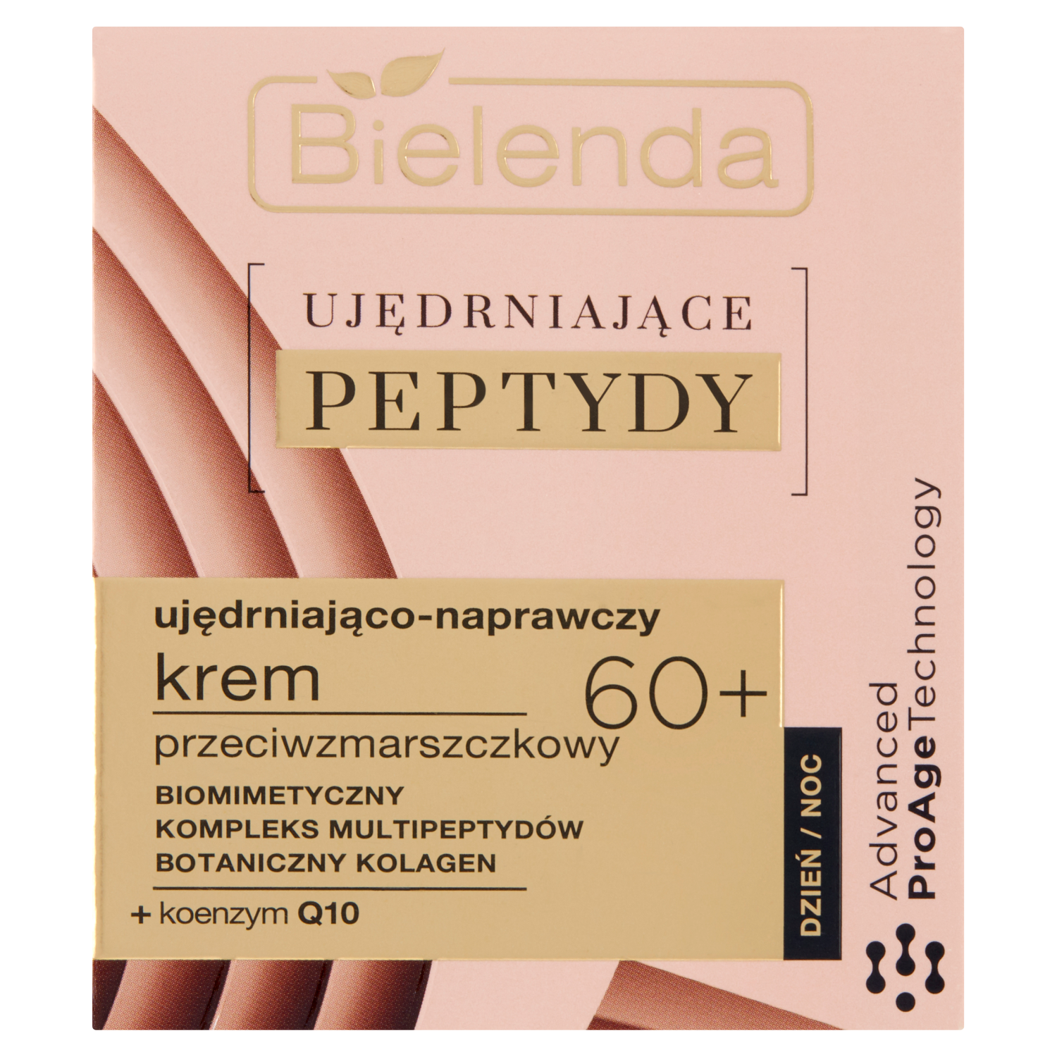 Bielenda Ujędrniające Peptydy ujędrniająco-naprawczy krem przeciwzmarszczkowy do twarzy 60+, 50 ml