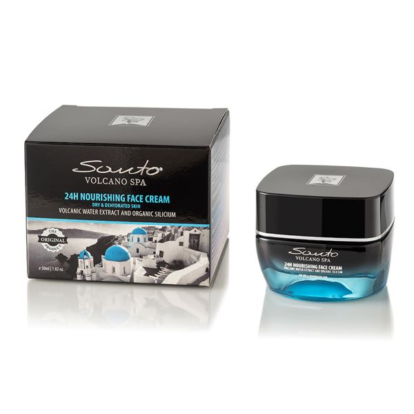 Santo Volcano Spa odżywczy krem do twarzy do skóry suchej i odwodnionej, 50 ml