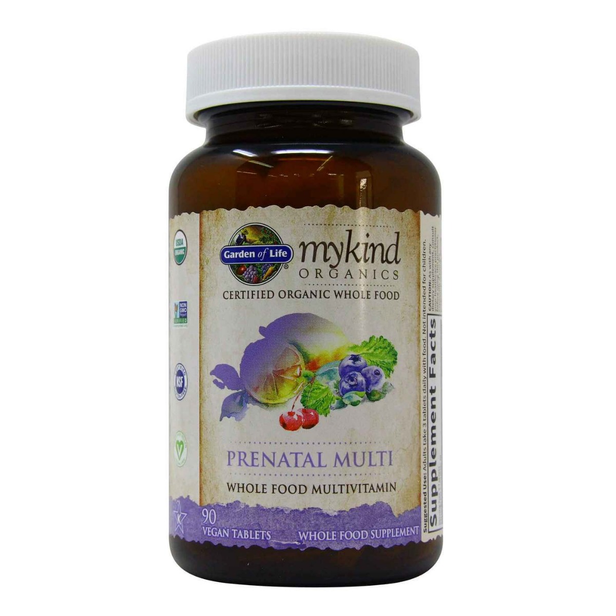 Garden of Life Mykind Organics Prenatal Multi suplement diety, 90 tabl./1 opak.