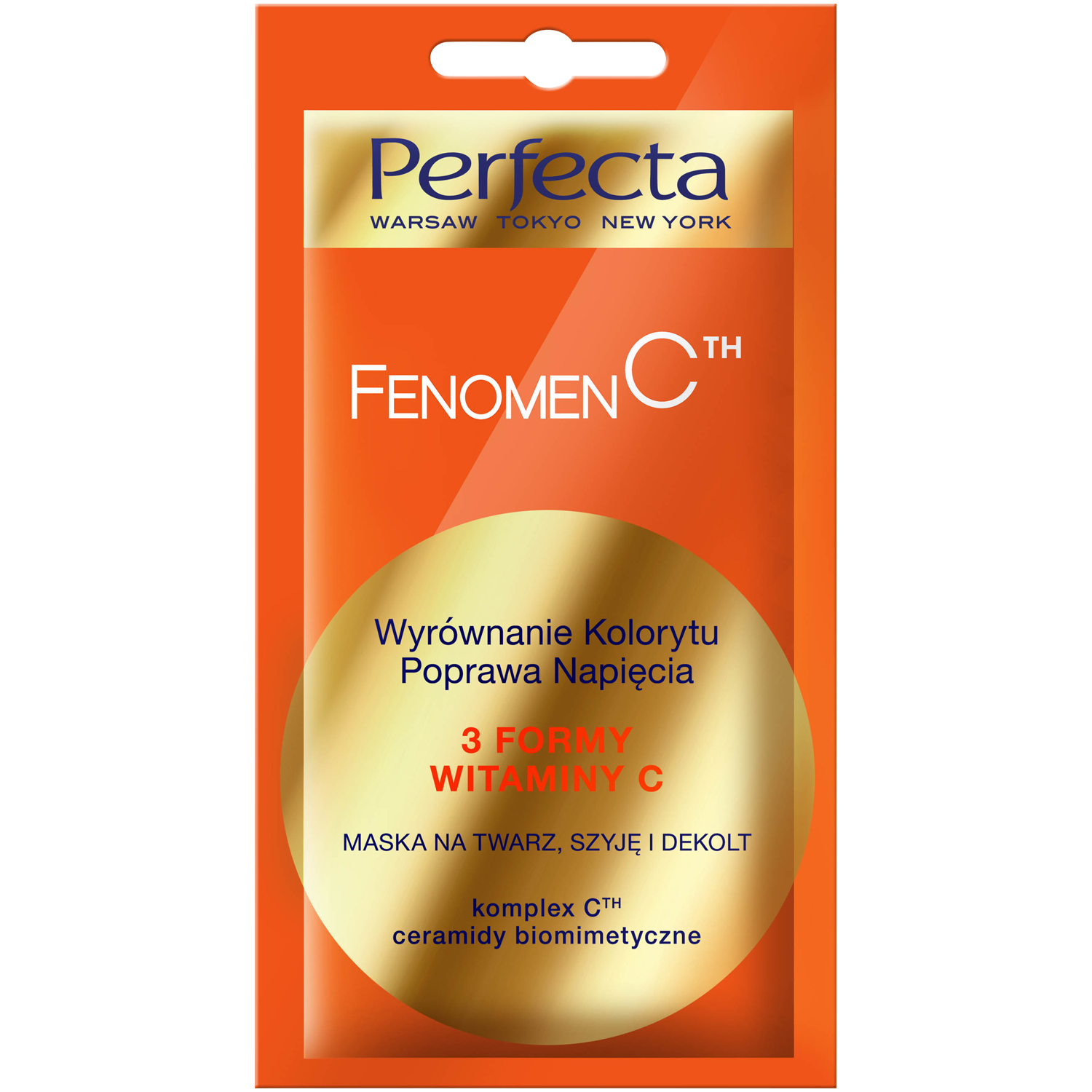 Perfecta Fenomen C maska na twarz, szyję i dekolt, 8 ml