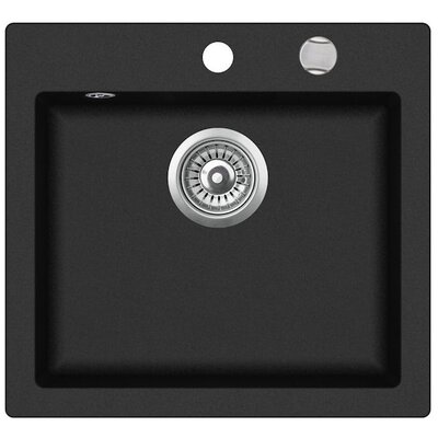 Zlewozmywak jednokomorowy TEKA Clivo 50 S-TQ 40148010 Metalic onyx 45.5x49