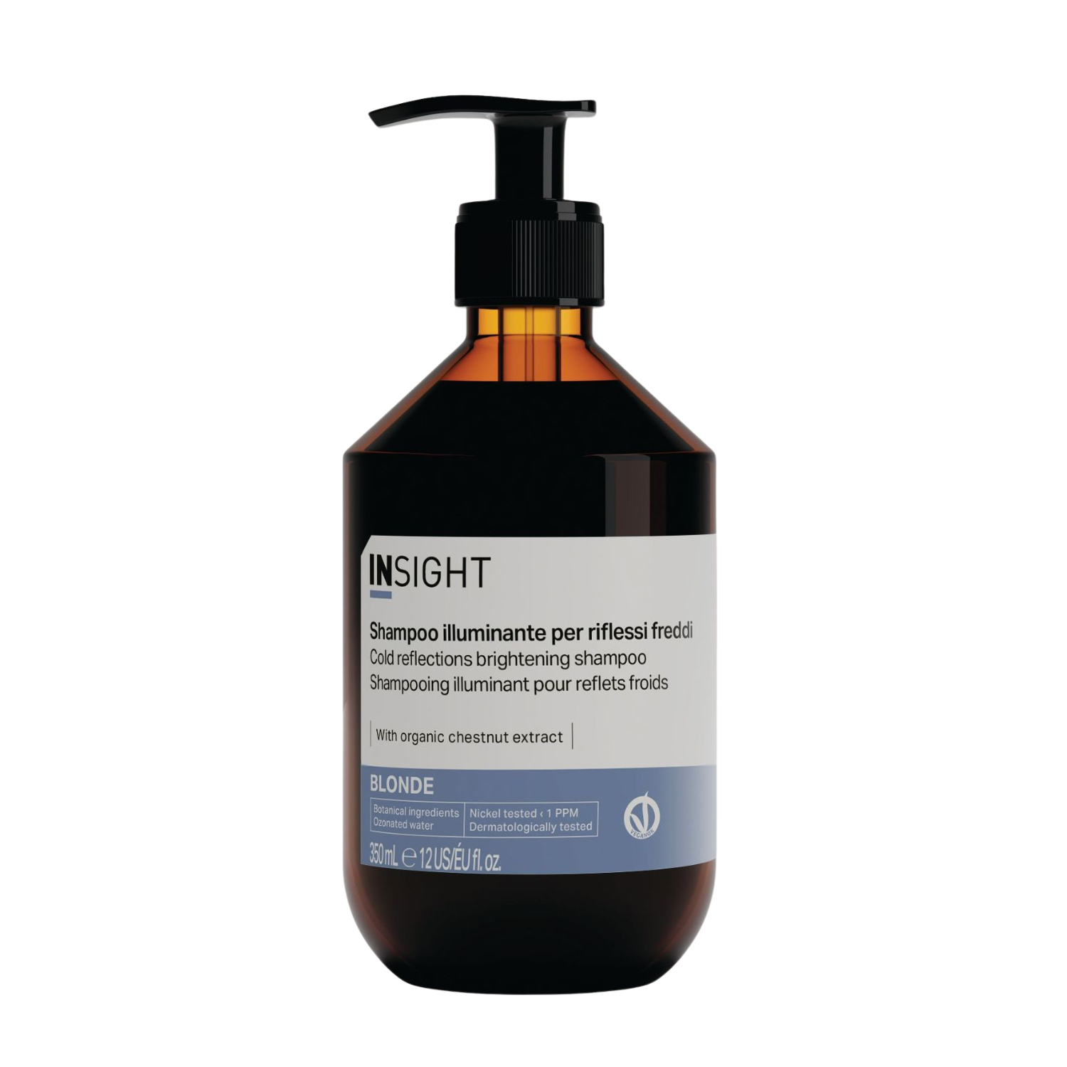 Insight Blonde niebieski szampon do włosów blond i rozjaśnianych, 350 ml