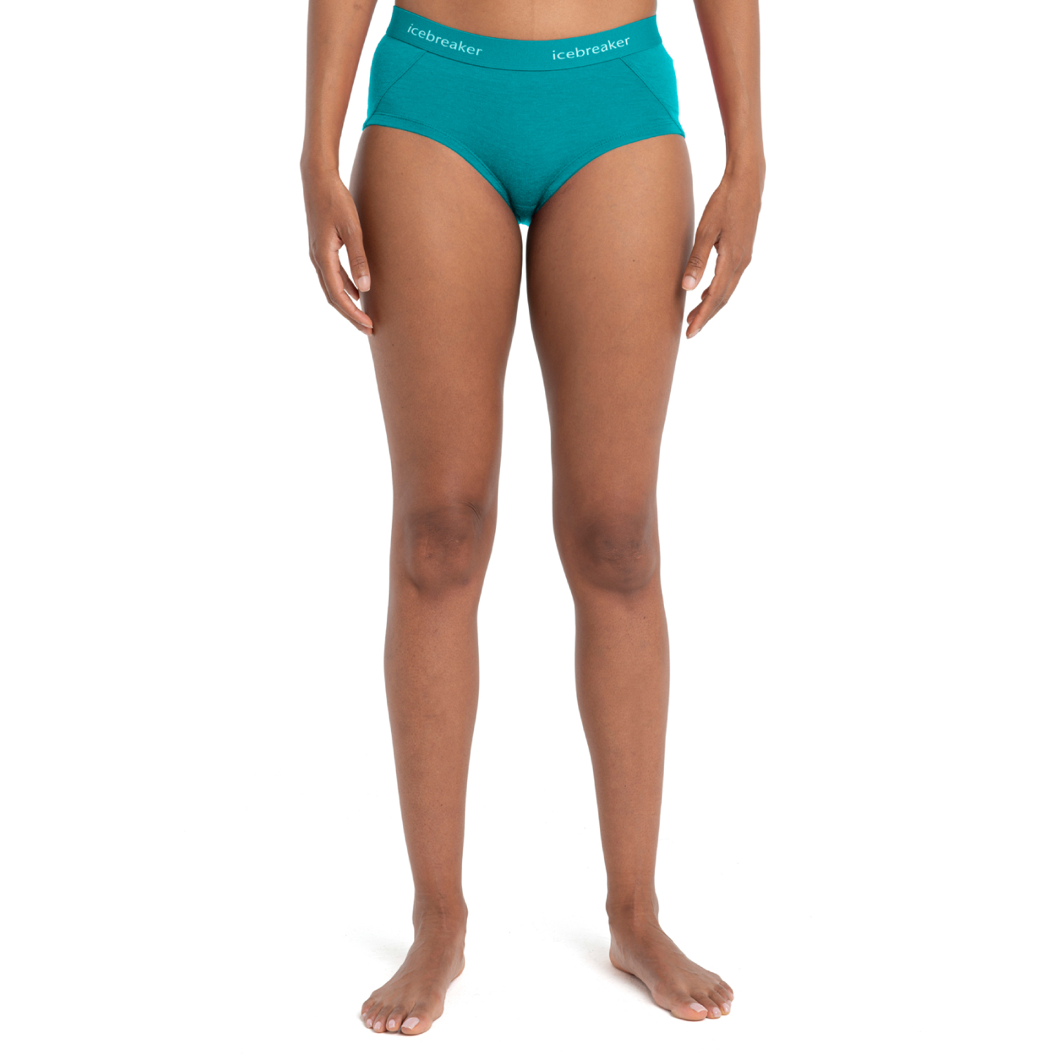 Damskie bokserki Icebreaker Sprite Hot Pants flux green - S