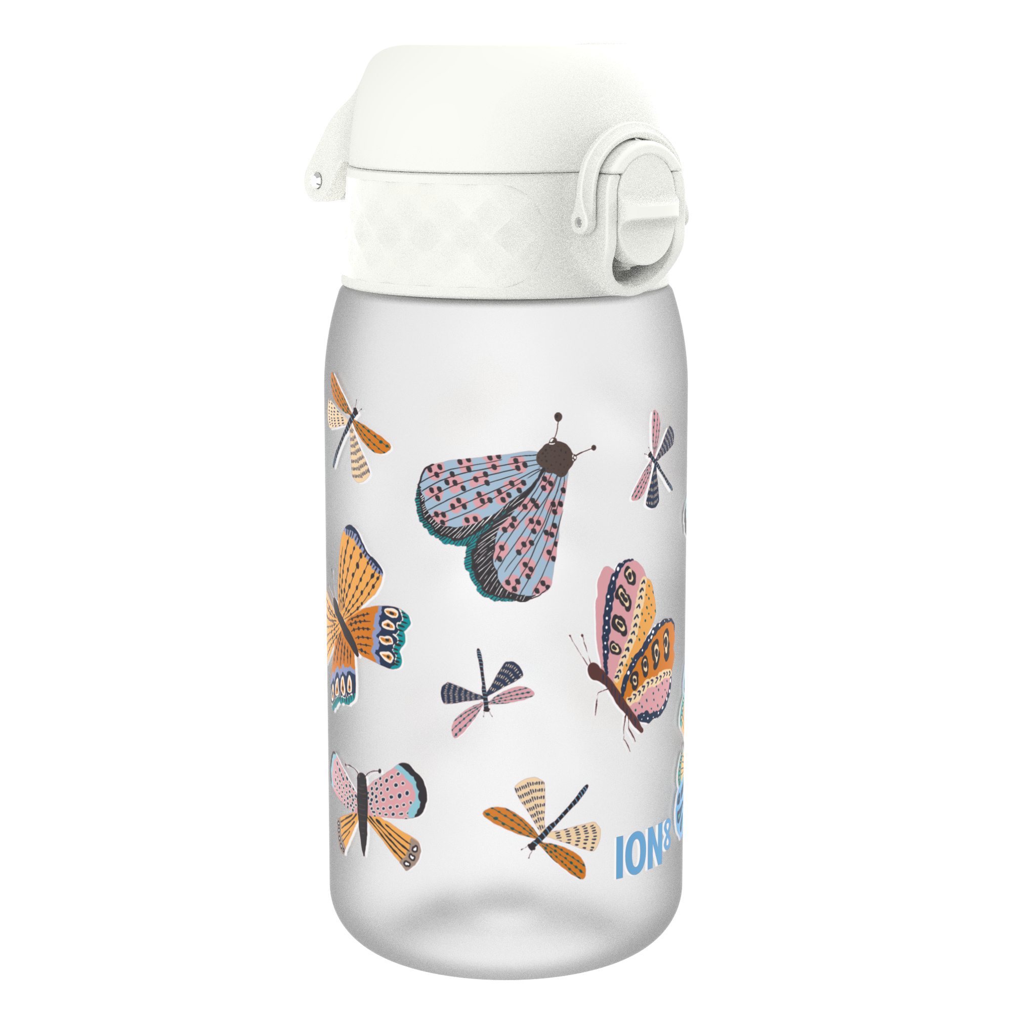 Ion8 bidon z ustnikiem BPA Free Motyle, poj. 400 ml, 1 szt.
