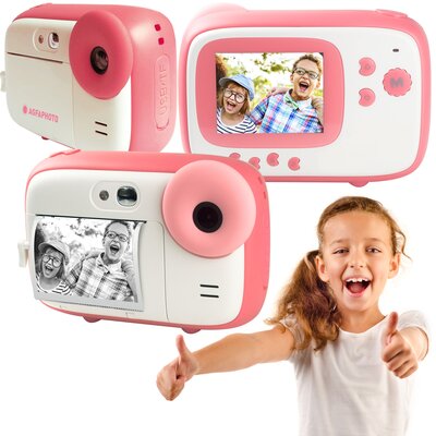 Aparat natychmiastowy AGFAPHOTO Realikids Instant Cam Różowy