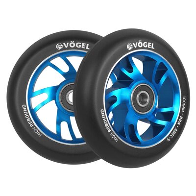 Kółka VÖGEL VKH-102 100mm ABEC-9 Niebieski (2 szt.)