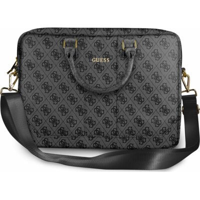 Torba na laptopa GUESS 4G Uptown 16 cali Szary