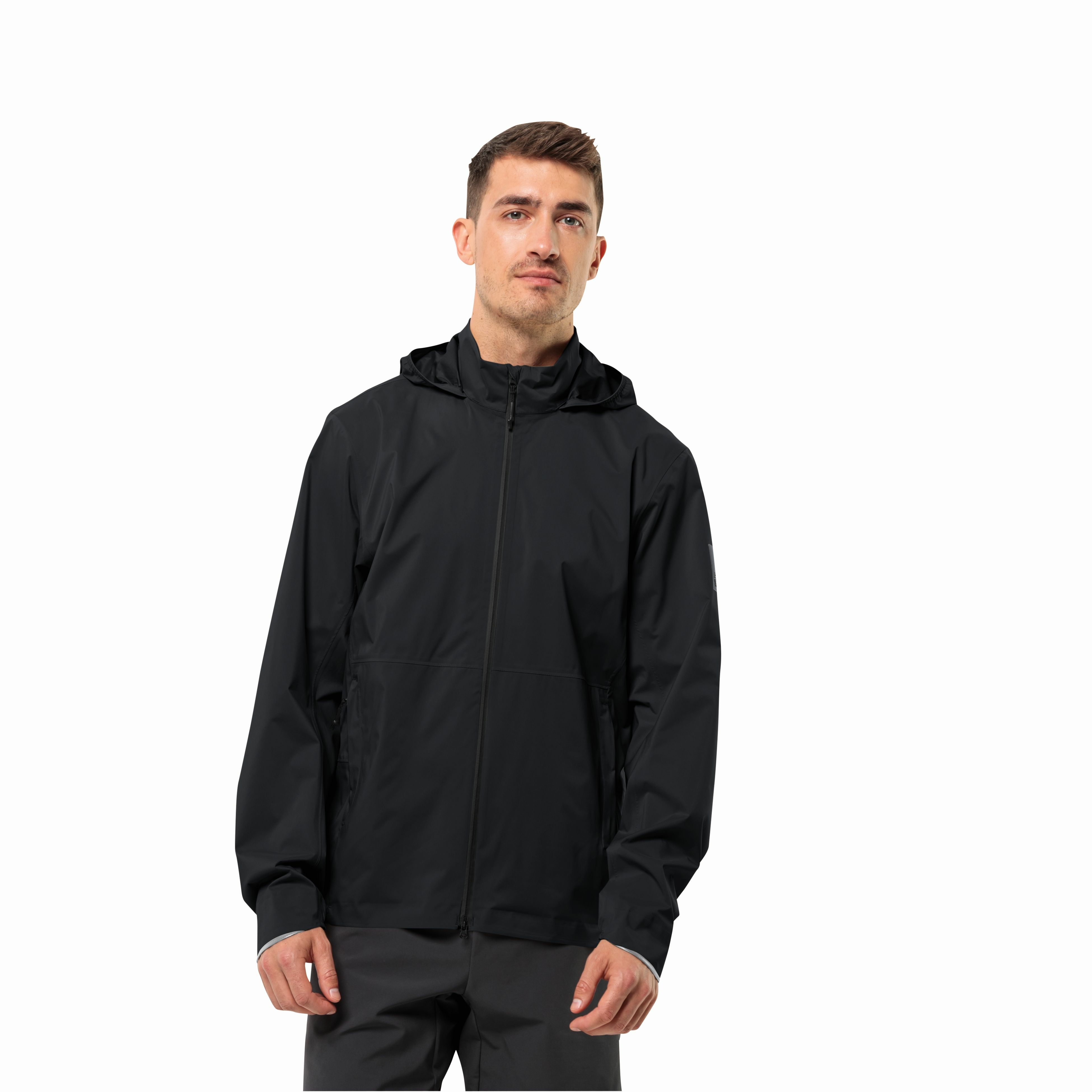 Męska kurtka rowerowa Jack Wolfskin BIKE COMMUTE 2.5L JKT M phantom - XXXL
