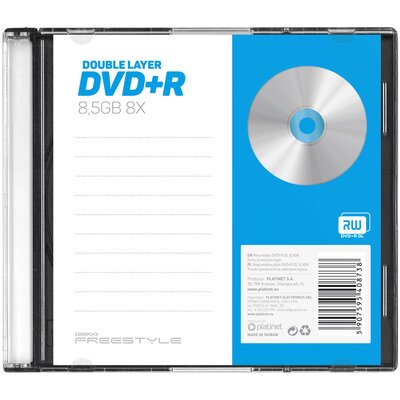 Płyta OMEGA DL Slim DVD+R, 8.5 GB, 8x