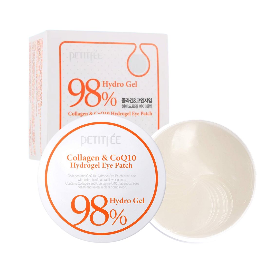Petitfee hydrożelowe płatki pod oczy z kolagenem morskim, 60 szt./1 opak.