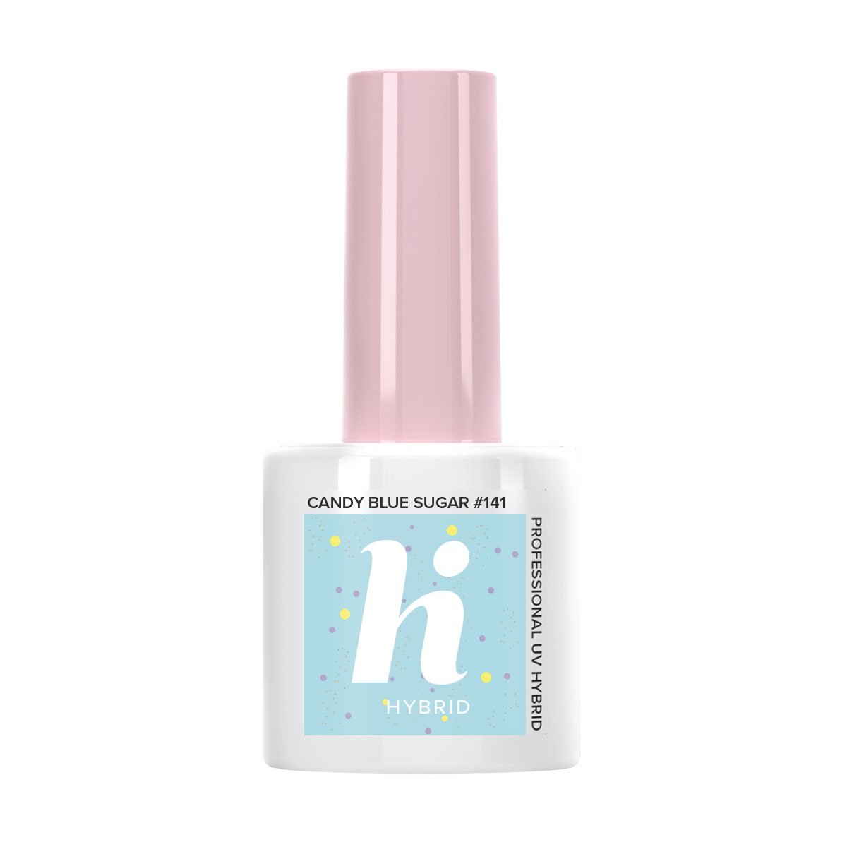 Hi Hybrid wegański lakier hybrydowy do paznokci 141 candy blue sugar, 5 ml