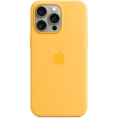 Etui APPLE Silicone Case MagSafe do iPhone 15 Pro Max Promienny