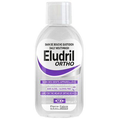 Płyn do płukania jamy ustnej ELUDRIL Ortho 500 ml