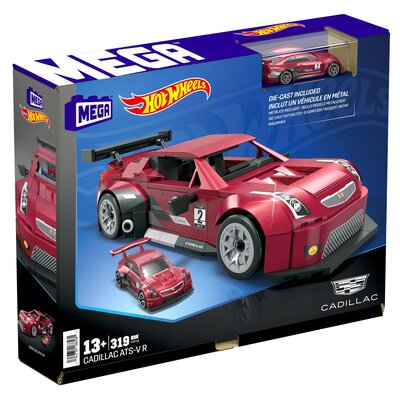 Klocki plastikowe MEGA Hot Wheels Cadillac ATS-VR Kolekcjonerski HRY18