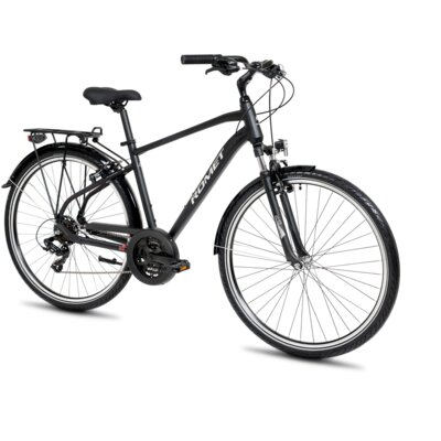 Rower trekkingowy ROMET Wagant 1.0 M19 28 cali męski Czarny