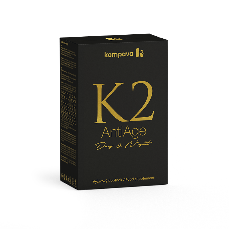 Kompava K2 Anti Age Day & Night suplement diety składający się z dwóch faz dziennej i nocnej, 120 kaps./1 opak.+ 60 kaps./1 opak.