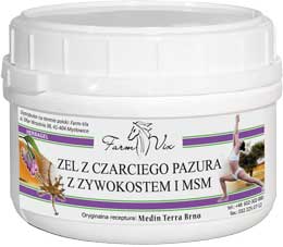Żel z Czarciego Pazura z żywokostem i MSM 150g ( Farm-Vix)