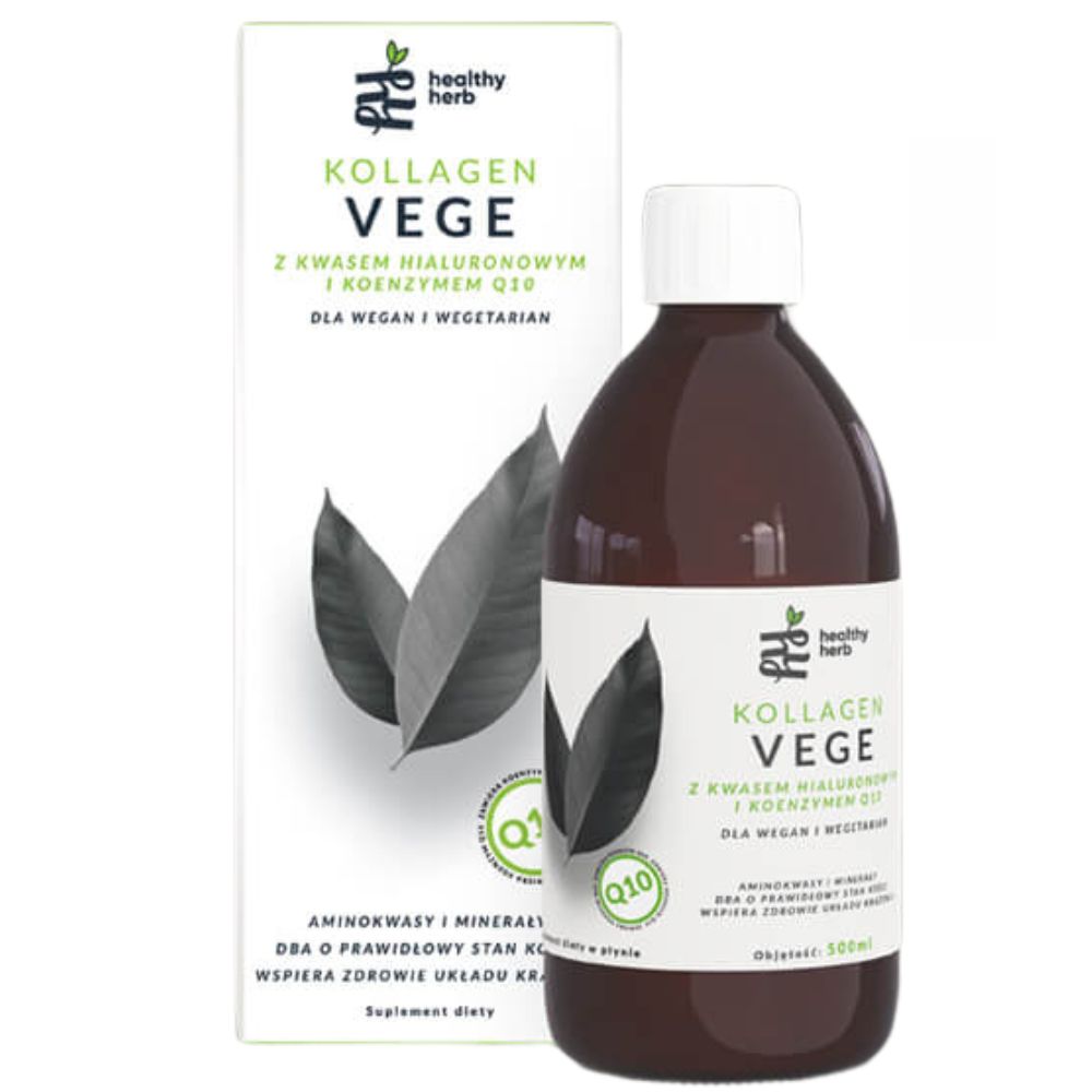 Healthy Herb Vege suplement diety kolagen wegański do picia, 500 ml