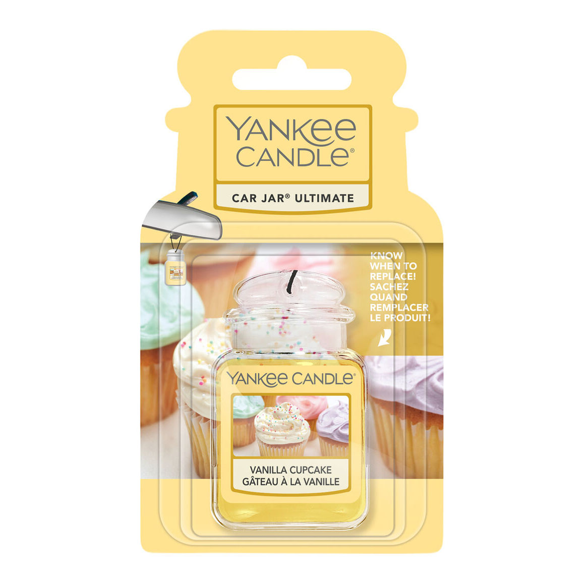 Yankee Candle Vanilla Cupcake zapach samochodowy Vanilla Cupcake, 24 g