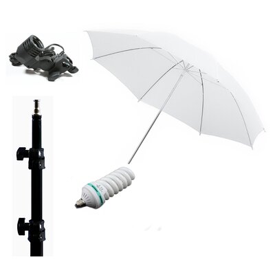 Fotograficzny zestaw oświetleniowy MASSA TX-150, statyw 215cm, żarówka 125W 5500K, parasolka