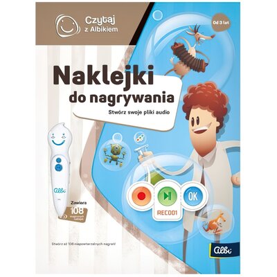 Zabawka edukacyjna ALBI Czytaj z Albikiem Naklejki do nagrywania 30720