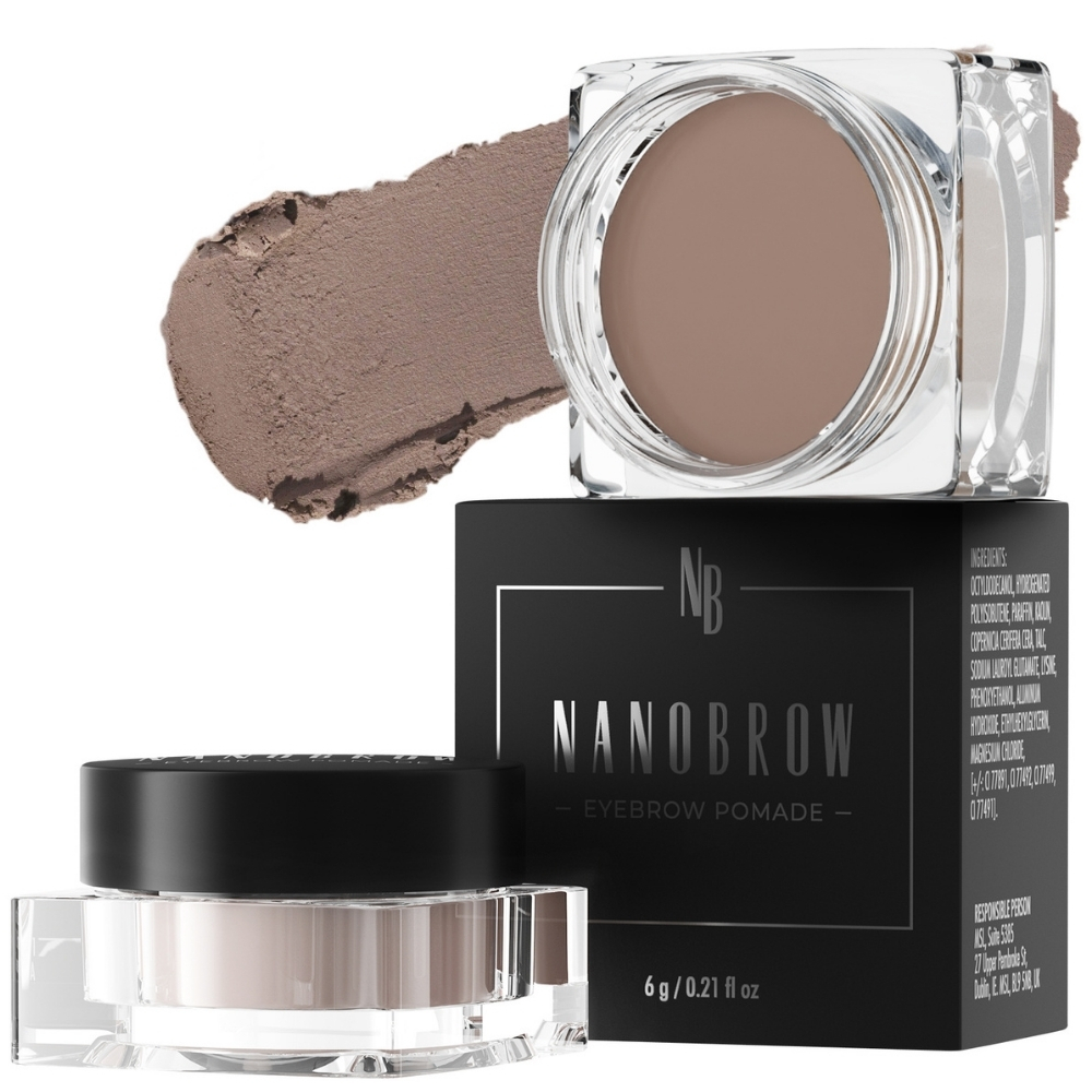 Nanobrow Eyebrow Pomade pomada do brwi Medium Brown, 6 g