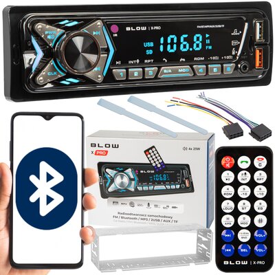 Radio samochodowe BLOW X-PRO 1 Bluetooth Pilot