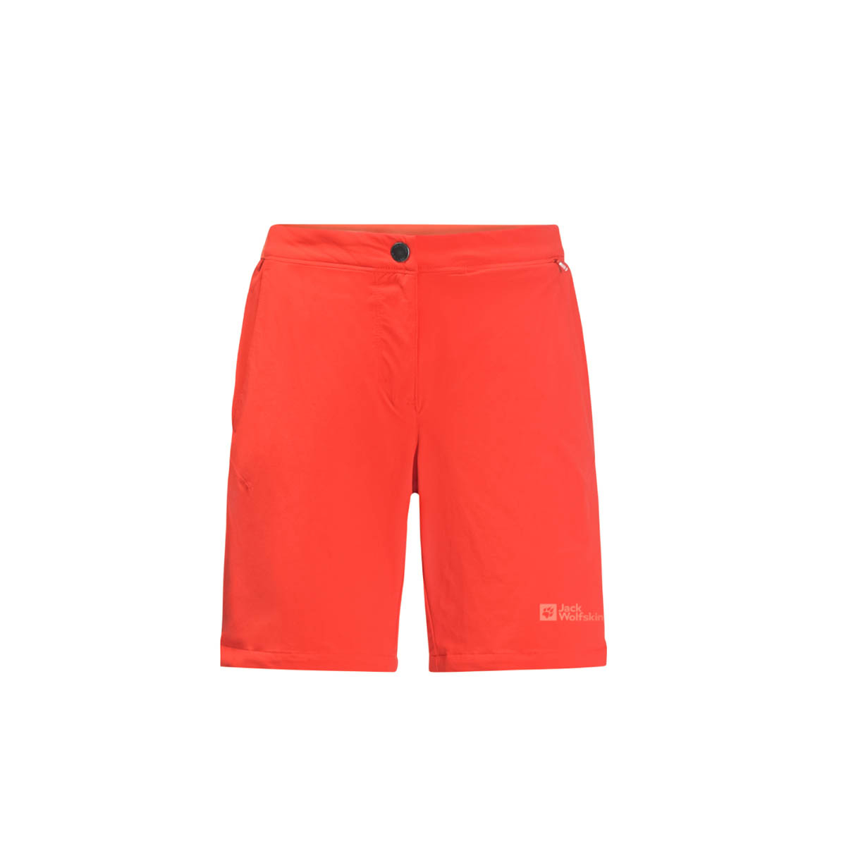 Krótkie spodenki damskie Jack Wolfskin HILLTOP TRAIL SHORTS W tango orange - 34