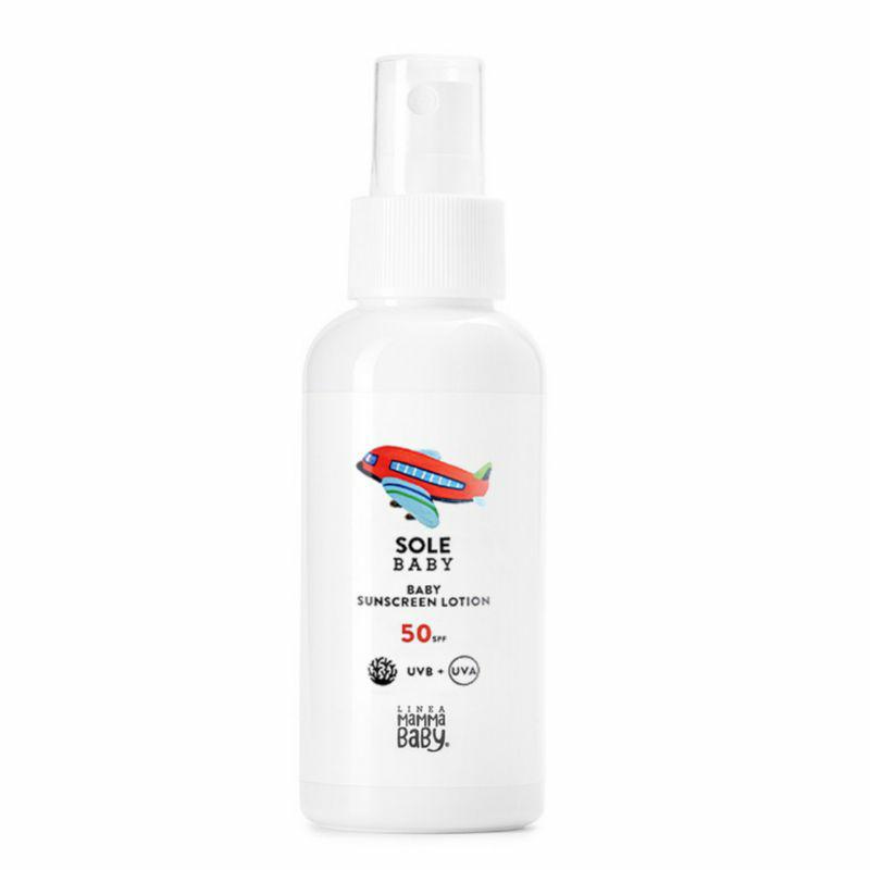 Linea MammaBaby Sole Baby balsam z filtrem przeciwsłonecznym dla dzieci SPF50+ eco reef, 100 ml