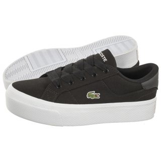 Sneakersy Lacoste Ziane Platform 123 2 Cfa Blk/Wht Textile 745CFA0012312