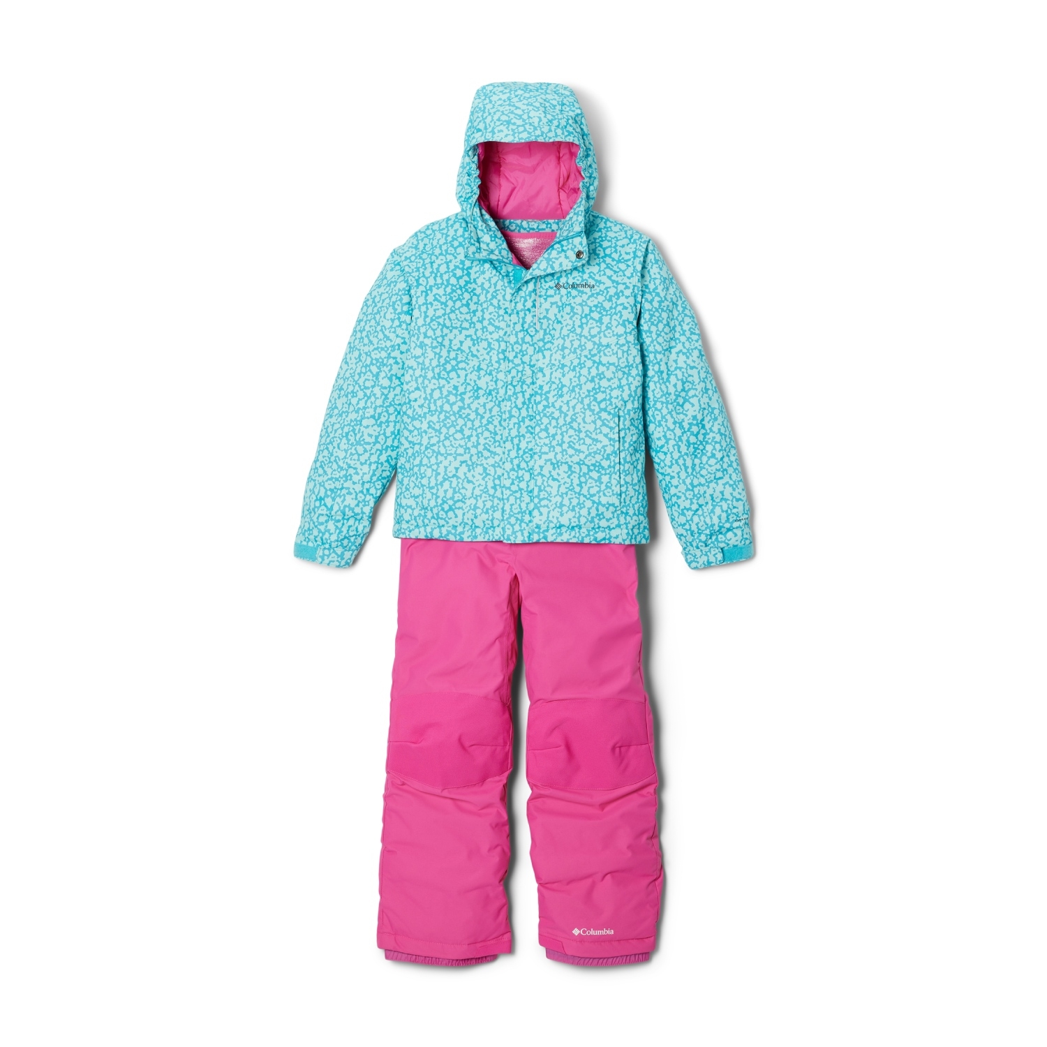 Dziecięcy komplet ocieplany Columbia Buga™ Set geyser posies/pink ice - M