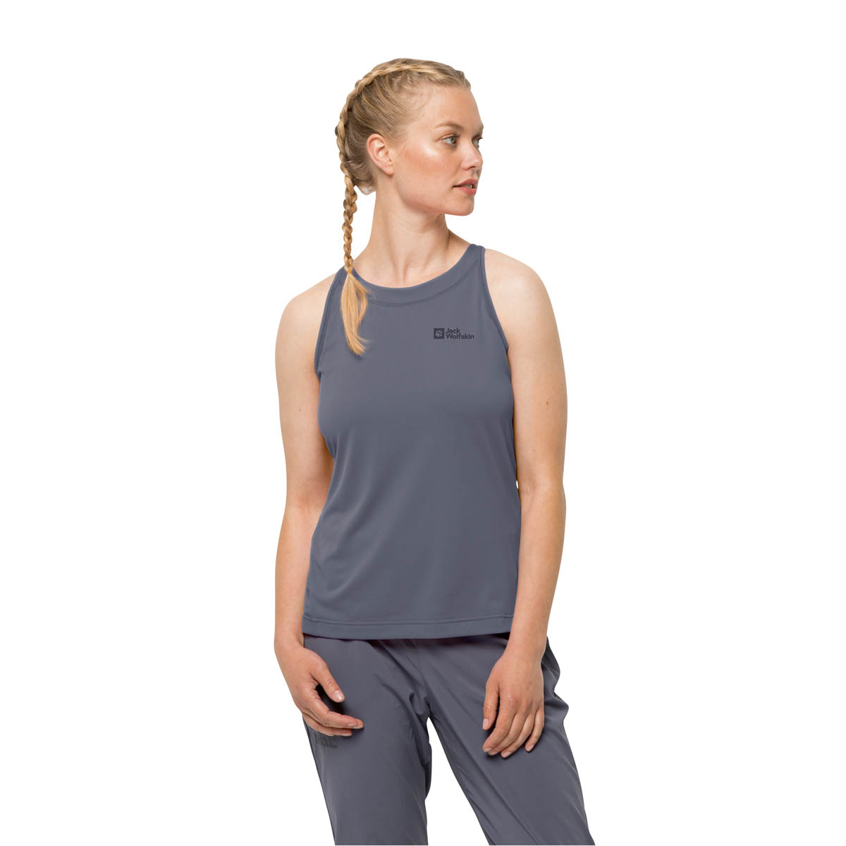 Top damski Jack Wolfskin PRELIGHT TANK W dolphin - S